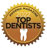Top Dentists 2022 badge | 24th Street Dental Biltmore